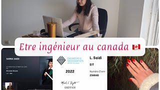 Comment devenir ingénieur au Canada 🇨🇦  كيف تصبح مهندسا في كندا؟ [upl. by Wahkuna]