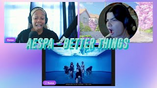 aespa 에스파 Better Things MV reaction [upl. by Thacker]