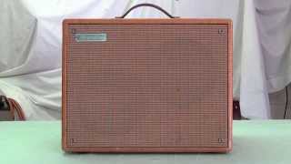 1955 Magnatone Melodier Deluxe Model 109 Guitar Amplifier [upl. by Akel]