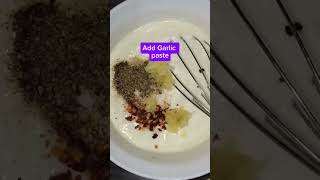 How to make Garlic SauceGarlic Mayo sauce recipeSimple and Quick recipefoodieViral Shorts [upl. by Suoirrad571]