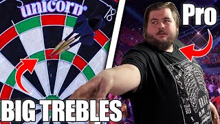 How Many 180s Can A Pro Hit On A Double Sized Treble 20 [upl. by Yenroc]