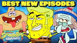 SpongeBobs Best Moments from NEW Episodes  60 Minute Compilation  SpongeBob [upl. by Bradway]