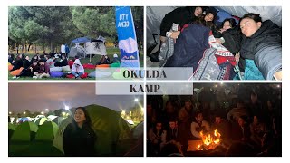 ytü geka ile okulda kamp yaptik  VLOG [upl. by Martinic]