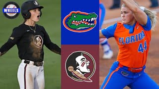 15 Florida vs 4 Florida State Highlights  2023 College Softball Highlights [upl. by Nananne]