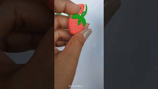 Clay fruits Making 🍓🍍diy clayart shorts ytshorts [upl. by Aryl]