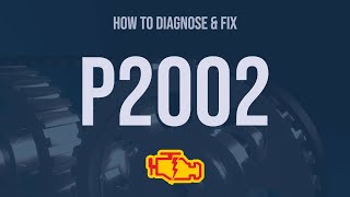 How to Diagnose and Fix P2002 Engine Code  OBD II Trouble Code Explain [upl. by Amsirac]