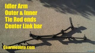 1998 chevy blazer Idler Arm Inner amp Outer Tierods Centerlink Replacement [upl. by Emyle]