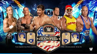 WWE 2K24 ELIMINATION CHAMBER MATCH FOR THE OLD WWE UNITED STATES CHAMPIONSHIP [upl. by Atsillac]