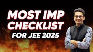 Most Important Topics for JEE 2025  Must Watch  Anup Sir [upl. by Nollahs]