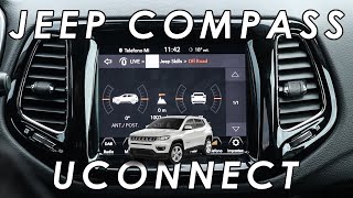 Jeep Compass  Focus Sistema Infotainment Uconnect ENG SUBS [upl. by Enuj]