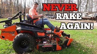 Fast Easy Leaf Clean Up amp A Healthier Lawn Bad Boy Rogue ACS [upl. by Walke26]