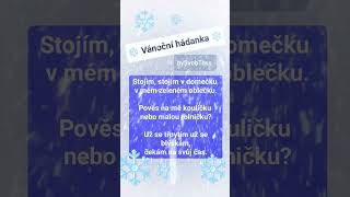 ❄️ Vánoční hádanka ❄️ alliwantforchristmasisyou christmas [upl. by Eicyal]