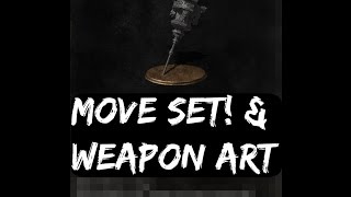 Dark Souls III Mornes Great Hammer Move Set [upl. by Eimareg]