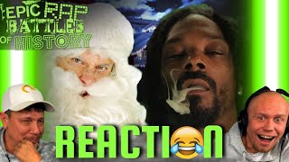 ERB Epic Rap Battles of history  SANTA vs MOSES  REACTION [upl. by Cassius265]