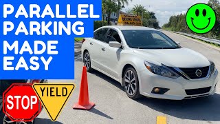 HOW TO PARALLEL PARK FOR BEGINNERS PARALLEL PARKING [upl. by Anitnatsnoc881]