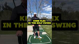 How the knees flex and work in the golf swing 🏌️‍♂️ [upl. by Krucik]