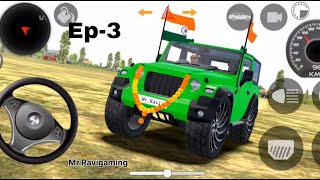 Dollar Song Modified😈 Mahindra Green Thar  Indian Car Simulator 3D  Car Game 3DMrravigaming [upl. by Everard]