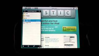 Textastic 11  Text Editor with Syntax Highlighting for iPad [upl. by Nolava]