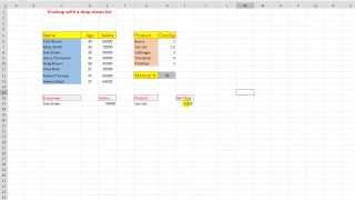 How to use Vlookup with dropdown lists and formulas [upl. by Rianon]