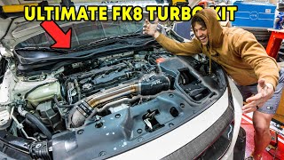 The ULTIMATE Turbo Set up For FK8 Civic Type R  PRL P700 Inlet amp Intake [upl. by Amick]