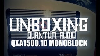 Unboxing Quantum Audio QXA15001D Monoblock Amplifier [upl. by Noicnecsa760]