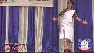 Aniha MohanFolk DanceArts Day [upl. by Nanete]