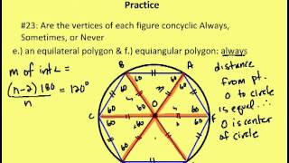 107 Inscribed and Circumscribed Polygons Practice [upl. by Anirav]