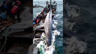 GIGANTIC dolphin caught by fishermen🌊🐬 [upl. by Ardnoyek]