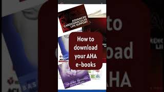 How to download AHA ebooks [upl. by Bonney563]