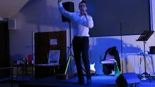 Pete Storm is Cliff Richard performing Move It 130424 Sidcup Rugby Club [upl. by Ardnik]