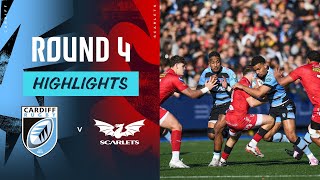 Cardiff Rugby v Scarlets  Highlights  Round 4  URC 202425 [upl. by Irrab]