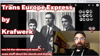 What happens in Trans Europe Express by Kraftwerk Super cool chords  melody [upl. by Iahcedrom]