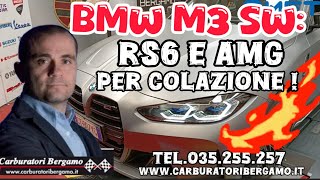 CARBURATORI BERGAMO MARINO ALLE PRESE CON LA NUOVA BMW M3 SW LA quotCANNIBALEquot [upl. by Ailiec]