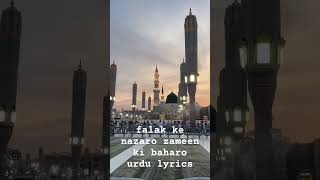 falak ke nazaro zameen ki baharo urdu lyricssubscribe viralvideo foryoushortvideo youtubeshorts [upl. by Gaultiero73]