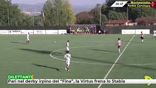 Pari nel derby irpino del “Fina” la Virtus frena lo Stabia [upl. by Atteynot]