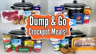 6 DUMP amp GO SLOW COOKER MEALS  Best Easy Crockpot Recipes  Julia Pacheco [upl. by Rihat643]