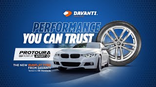 Protoura Sport Runflat  The New Runflat Tyre From Davanti [upl. by Tega]