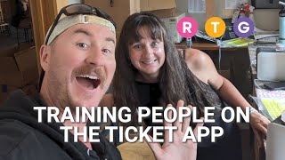 Training People on the Ticket App [upl. by Annairb612]