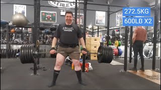 Road To 700lb Deadlift  Episode 27 600 POUND DEADLIFTS FOR REPS [upl. by Calhoun]