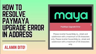 HOW TO RESOLVE PAYMAYAMAYA UPGRADE ERROR IN ADDRESS  HR LEAH G [upl. by Llenna]