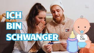 Schwangerschaftstest 🍼👶 Unsere Live Reaktion [upl. by Yelrihs]