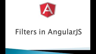 Part 5  Filters in AngularJS [upl. by Hendrix]