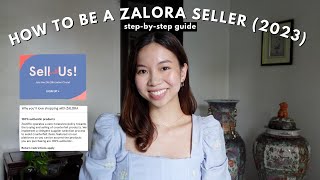 How to be a Zalora Seller in 2023 Philippines  3 Easy Steps  Ericka Javate [upl. by Enihpets225]