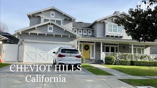 CHEVIOT HILLS Los Angeles California  driving tour 4K [upl. by Alvar414]