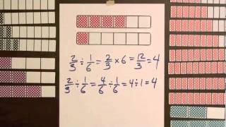 Division Step 1  Model Dividing Fractions by Fractions Video 19 [upl. by Chalmer]