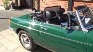 Windschott für Rover BMC MGB Roadster wwwwindschottde [upl. by Heilner]