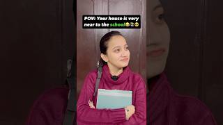 Koi hai jiska ghar school ke pass hai📚😂 explorepage trending share viralvideo youtubeindia [upl. by Notsruht678]