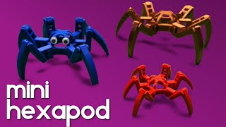 How to make a 3d Printed Miniature Hexapod [upl. by Nosittam]