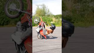 The scrape is actually harder with the mini bike 😅 [upl. by Bruis]