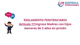 Ingreso de Madres con hijos menores de 3 años en prisión [upl. by Fannie]